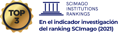 Top 1 - En el indicador investigación del ranking SCImago (2021)